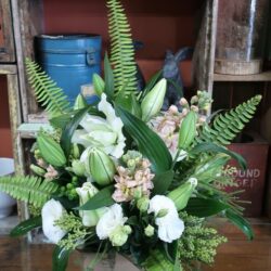 Funeral Sculptural Box Arrangement