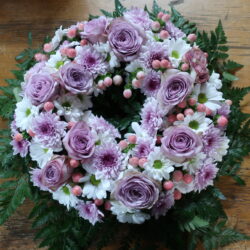 Soft Toned Rose Wreath