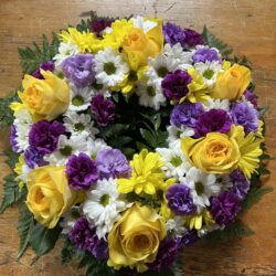 Bright Rose Wreath