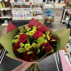 Large Premium Rose Posy 'Vibrant'