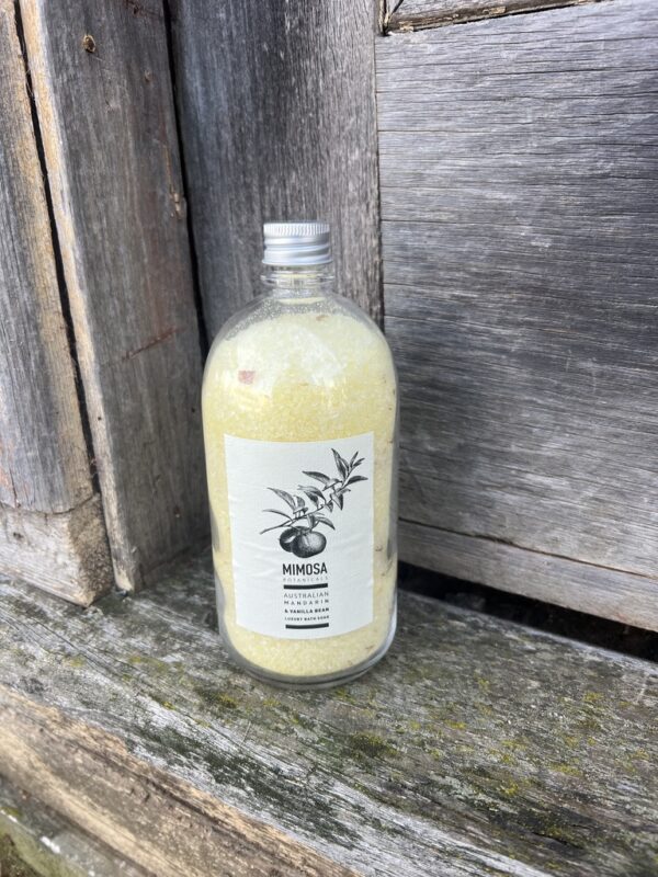 *Mimosa Botanical Bath Salts Large 'Mandarin Vanilla'