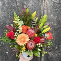 Seasonal Native With Blooms Arrangement Deluxe