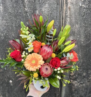 Seasonal Native With Blooms Arrangement Deluxe