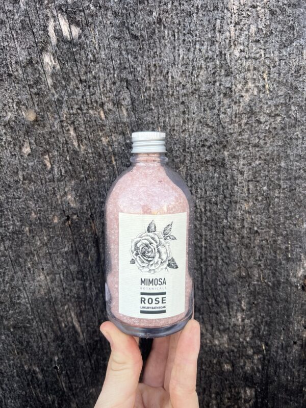*Mimosa Botanicals Bath Salts Bottle