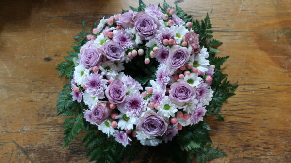 Soft Toned Rose Wreath