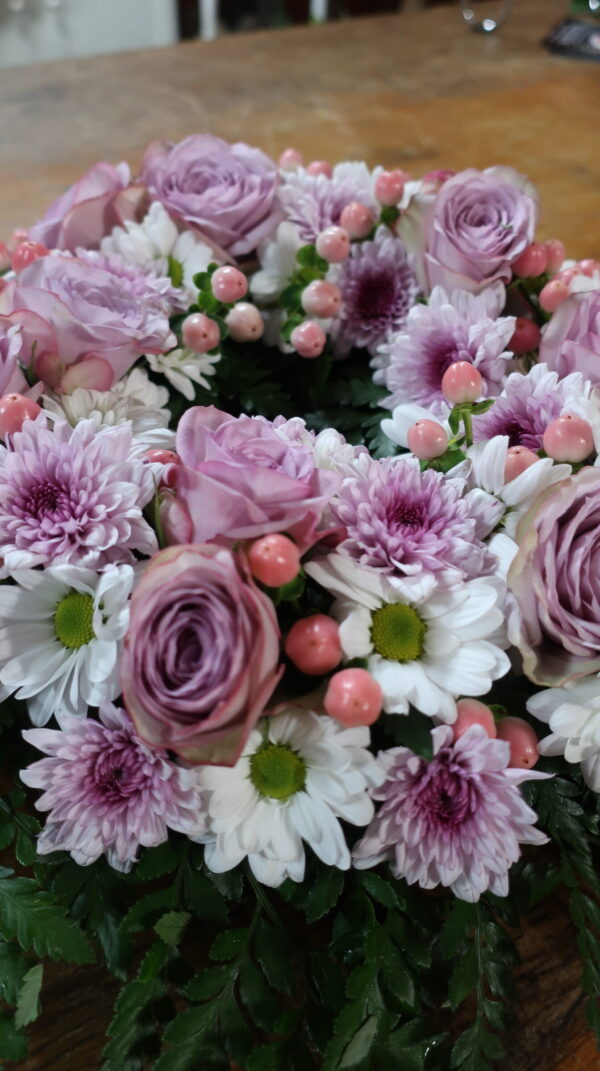 Soft Toned Rose Wreath - Image 2
