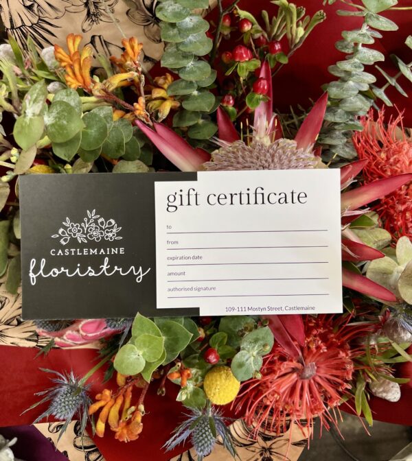 Castlemaine Floristry GIFT VOUCHER
