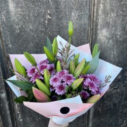 Premium Pink Lily Bouquet