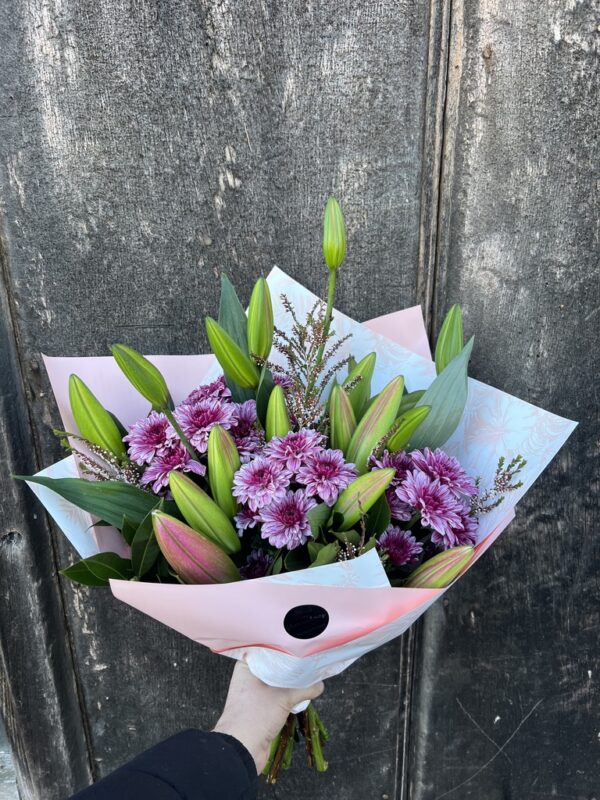 Premium Pink Lily Bouquet