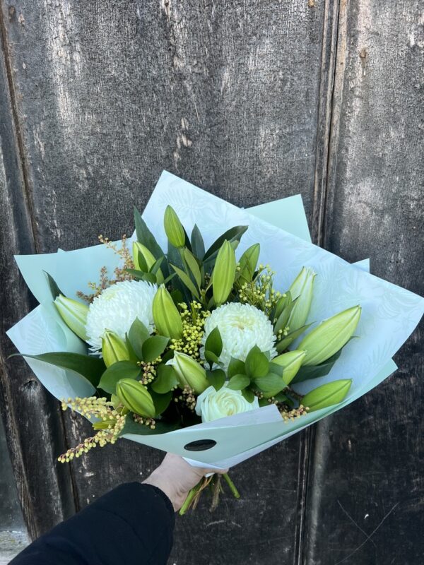 Premium White Lily Bouquet